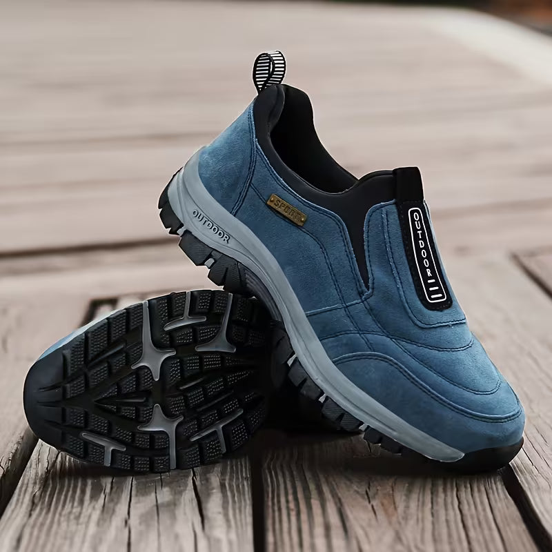 Outdoorowe buty ortopedyczne poprawiające równowagę oraz wspierające zdrowie kręgosłupa i stawów seniorów, odpowiednie dla kobiet i mężczyzn