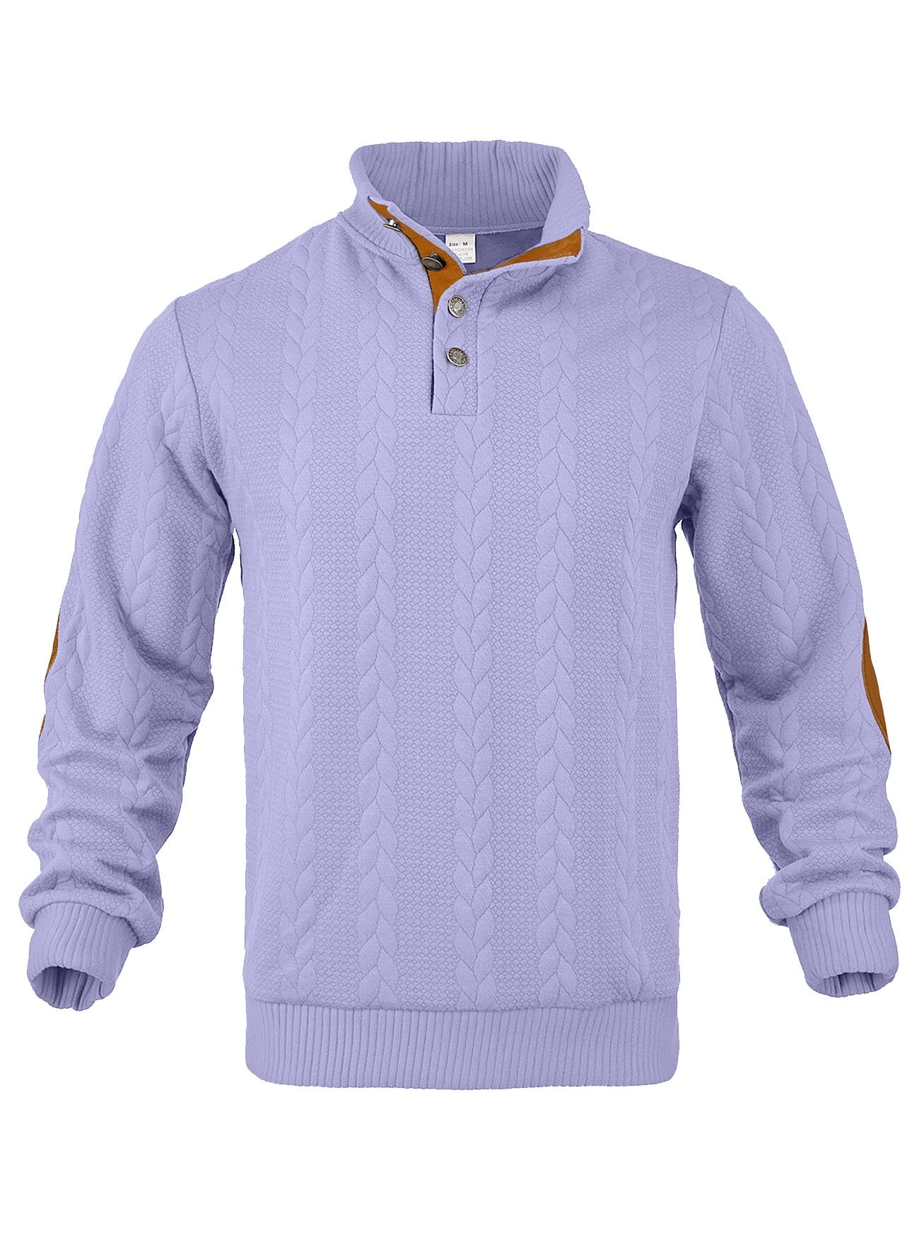 🔥 Luksusowy męski sweter z dzianiny z kołnierzykiem Henley i eleganckim haftem – wygodny styl na co dzień