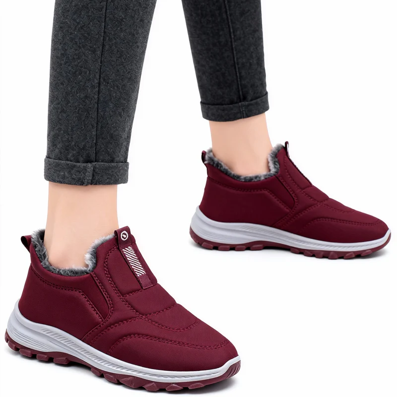 Ograniczona zniżka 50% — Ergonomiczne buty ortopedyczne z futerkową wyściółką, łagodzą bóle stóp, pleców i stawów, unisex