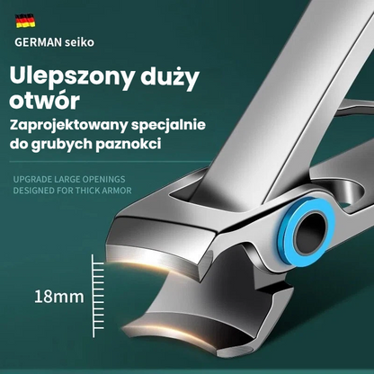 Klips do paznokci zaprojektowany przez podiatry zajmuje się wrastającymi, grubymi i zakażonymi grzybicą paznokciami w sposób bezpieczny i łatwy.