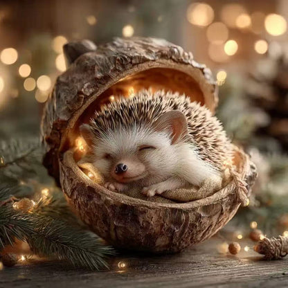 🎁❤️Leśne zwierzątka – ozdoby z żołędzi na przytulne leśne Święta