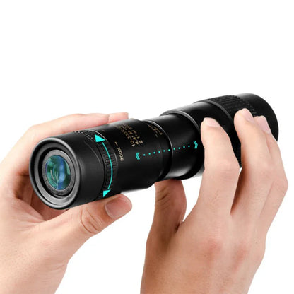 [🎉Ekskluzywna oferta dla członków]Przenośny teleskop HD obsługiwany jedną ręką, z zoomem 10–300×, to idealny wybór dla miłośników przyrody i obserwatorów nocnego nieba do odkrywania świata!