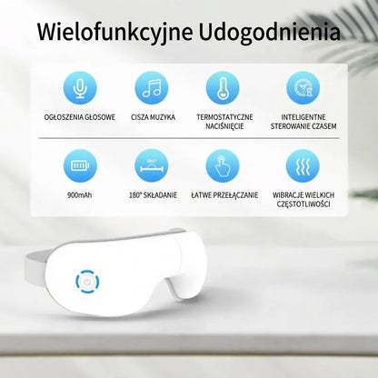 Podgrzewany masażer oczu dla seniorów – ulga przy prezbiopii i poprawa widzenia ✨（AQY）