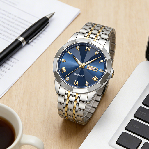Zaprojektowany przez szwajcarskich inżynierów zegarek mechaniczny z szafirowym szkiełkiem, stworzony specjalnie dla mężczyzn ceniących luksus!