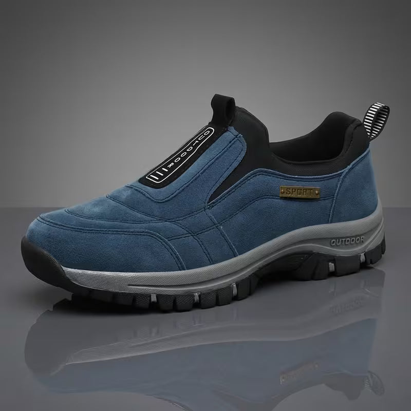 Outdoorowe buty ortopedyczne poprawiające równowagę oraz wspierające zdrowie kręgosłupa i stawów seniorów, odpowiednie dla kobiet i mężczyzn