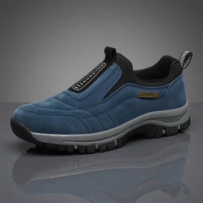 Outdoorowe buty ortopedyczne poprawiające równowagę oraz wspierające zdrowie kręgosłupa i stawów seniorów, odpowiednie dla kobiet i mężczyzn