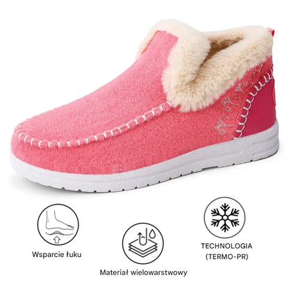 Wysokiej jakości damskie buty z kaszmiru, komfortowe, antypoślizgowe, z wsparciem łuku stopy! 🔥70% zniżki dziś – nie przegap!