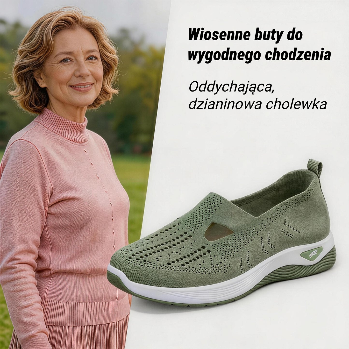 Buty ortopedyczne ze wsparciem łuku stopy zaprojektowane specjalnie dla seniorów – chodzenie bez bólu przez cały dzień🔥 Druga para za pół ceny!