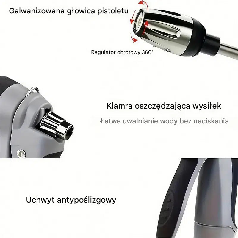 Wysokociśnieniowa dysza wodna – zamień każdy wąż w potężną myjkę ciśnieniową