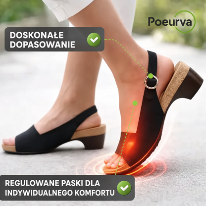 [🎉Ekskluzywna oferta dla członków]Poeurva wygodne sandały z antypoślizgową podeszwą – maksymalny komfort · oryginalny model