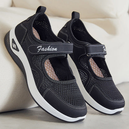 [🎉 Ekskluzywne dla członków ]👟 Ortopedyczne buty z poduszką powietrzną – niski krój, zapięcie na rzep, lekka i oddychająca siateczkowa cholewka dla seniorów | Komfortowe, stabilne i bezbolesne chodzenie przez cały dzień