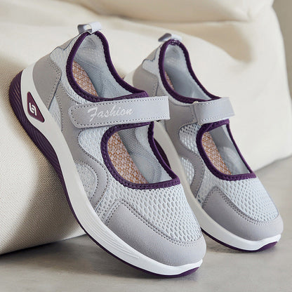 [🎉 Ekskluzywne dla członków ]👟 Ortopedyczne buty z poduszką powietrzną – niski krój, zapięcie na rzep, lekka i oddychająca siateczkowa cholewka dla seniorów | Komfortowe, stabilne i bezbolesne chodzenie przez cały dzień