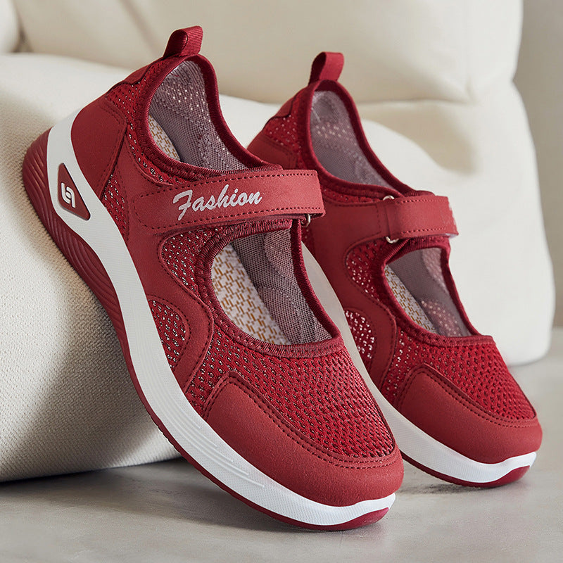[🎉 Ekskluzywne dla członków ]👟 Ortopedyczne buty z poduszką powietrzną – niski krój, zapięcie na rzep, lekka i oddychająca siateczkowa cholewka dla seniorów | Komfortowe, stabilne i bezbolesne chodzenie przez cały dzień