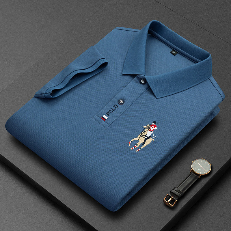 Męska wygodna i elegancka koszulka polo 2026 – oddychająca, nie uciska, idealna do codziennego noszenia i ruchu dla starszych mężczyzn!