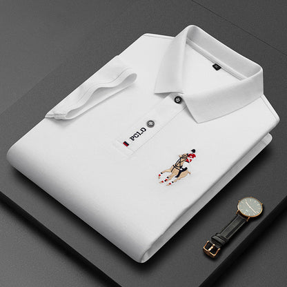 Męska wygodna i elegancka koszulka polo 2026 – oddychająca, nie uciska, idealna do codziennego noszenia i ruchu dla starszych mężczyzn!