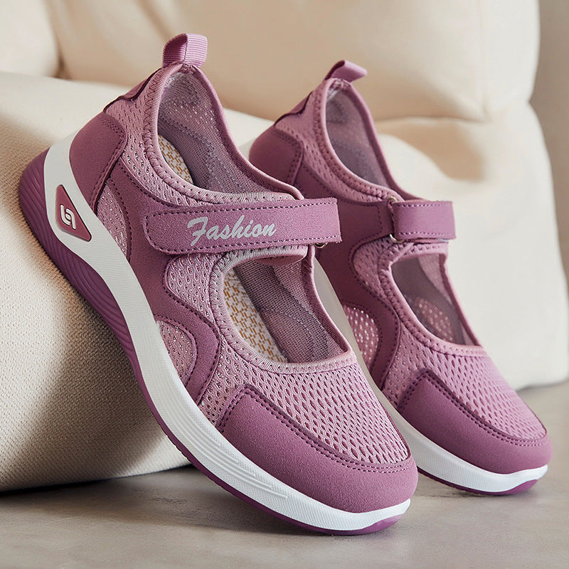 [🎉 Ekskluzywne dla członków ]👟 Ortopedyczne buty z poduszką powietrzną – niski krój, zapięcie na rzep, lekka i oddychająca siateczkowa cholewka dla seniorów | Komfortowe, stabilne i bezbolesne chodzenie przez cały dzień