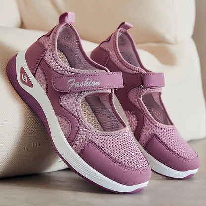 [🎉 Ekskluzywne dla członków ]👟 Ortopedyczne buty z poduszką powietrzną – niski krój, zapięcie na rzep, lekka i oddychająca siateczkowa cholewka dla seniorów | Komfortowe, stabilne i bezbolesne chodzenie przez cały dzień