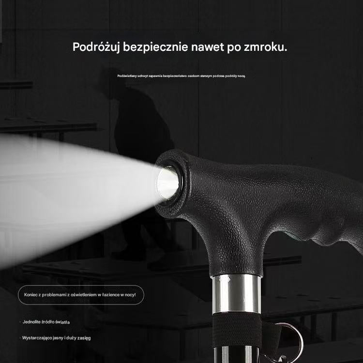 Laska z włókna węglowego dla seniorów – lekka i przenośna laska wspomagająca chodzenie（AQY）