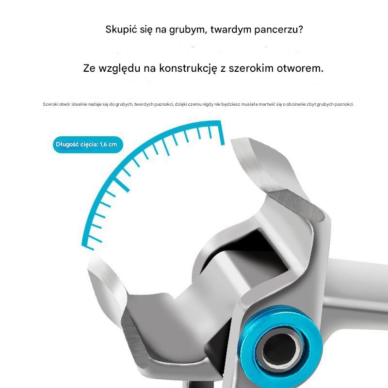 Klips do paznokci zaprojektowany przez podiatry zajmuje się wrastającymi, grubymi i zakażonymi grzybicą paznokciami w sposób bezpieczny i łatwy.