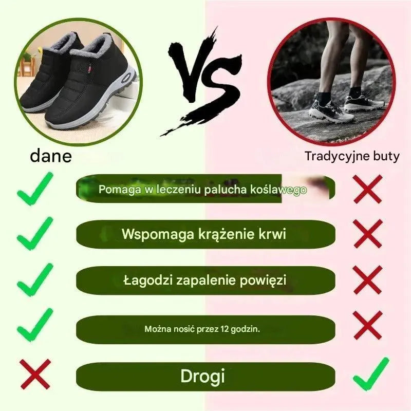 Miękkie i wygodne oryginalne zimowe buty ortopedyczne🔥 Druga para za połowę ceny（AQY）