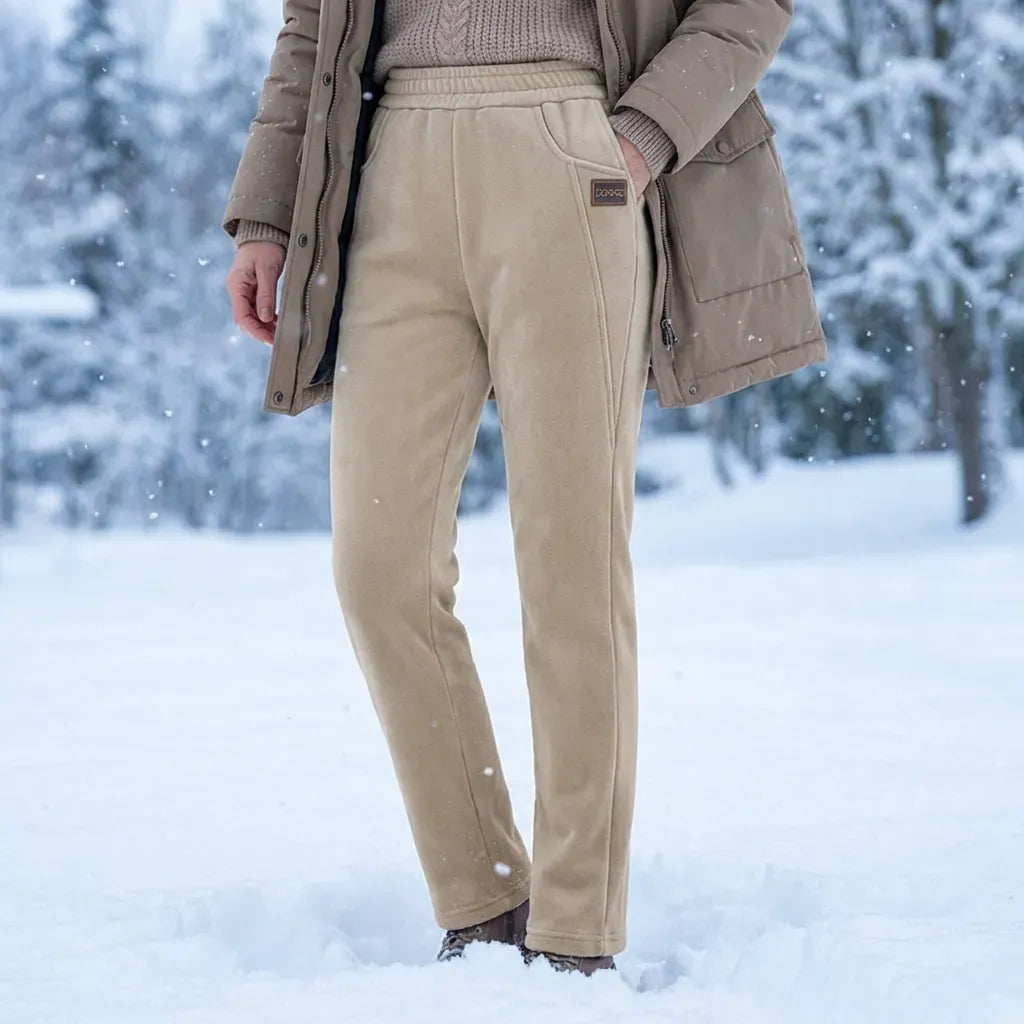 [🎉 Ekskluzywne dla członków ]Damskie termiczne spodnie dresowe z kieszeniami i wysokim stanem 👖 | Wiosenne, lekkie i wygodne 🌸