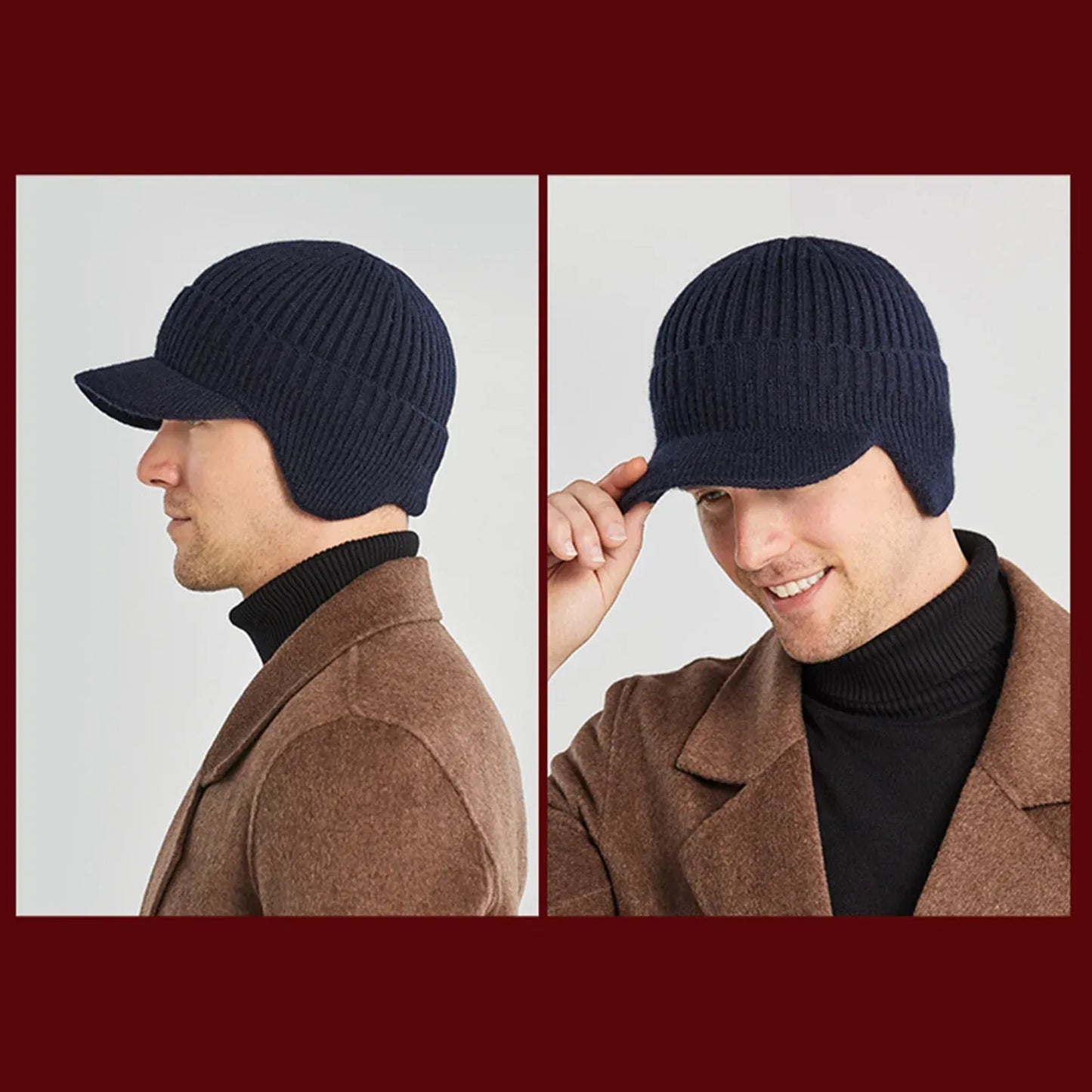 Ręcznie Dziane Przez 70-Letnią Babcię 🎁 Czapka Polarva zapewniająca całodzienny komfort i ciepło🔥 Unisex, -50% na drugi produkt!