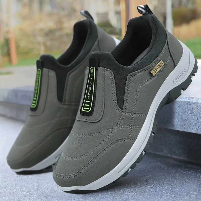 Outdoorowe buty ortopedyczne poprawiające równowagę oraz wspierające zdrowie kręgosłupa i stawów seniorów, odpowiednie dla kobiet i mężczyzn