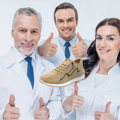 Męskie buty ortopedyczne do chodzenia — chodź cały dzień bez zmęczenia stóp!🔥 Dziś -50% – nie przegap]