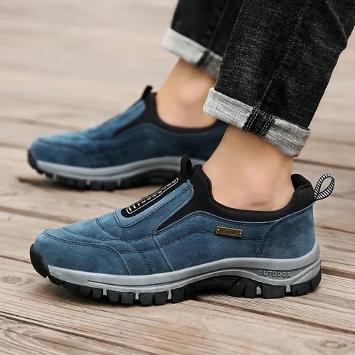 Outdoorowe buty ortopedyczne poprawiające równowagę oraz wspierające zdrowie kręgosłupa i stawów seniorów, odpowiednie dla kobiet i mężczyzn