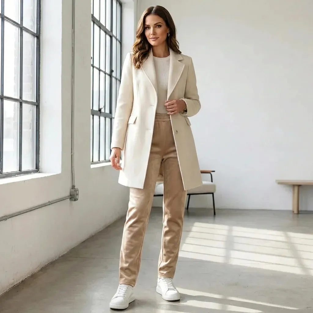 [🎉 Ekskluzywne dla członków ]Damskie termiczne spodnie dresowe z kieszeniami i wysokim stanem 👖 | Wiosenne, lekkie i wygodne 🌸