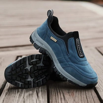 Outdoorowe buty ortopedyczne poprawiające równowagę oraz wspierające zdrowie kręgosłupa i stawów seniorów, odpowiednie dla kobiet i mężczyzn