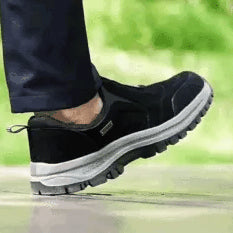 Outdoorowe buty ortopedyczne poprawiające równowagę oraz wspierające zdrowie kręgosłupa i stawów seniorów, odpowiednie dla kobiet i mężczyzn