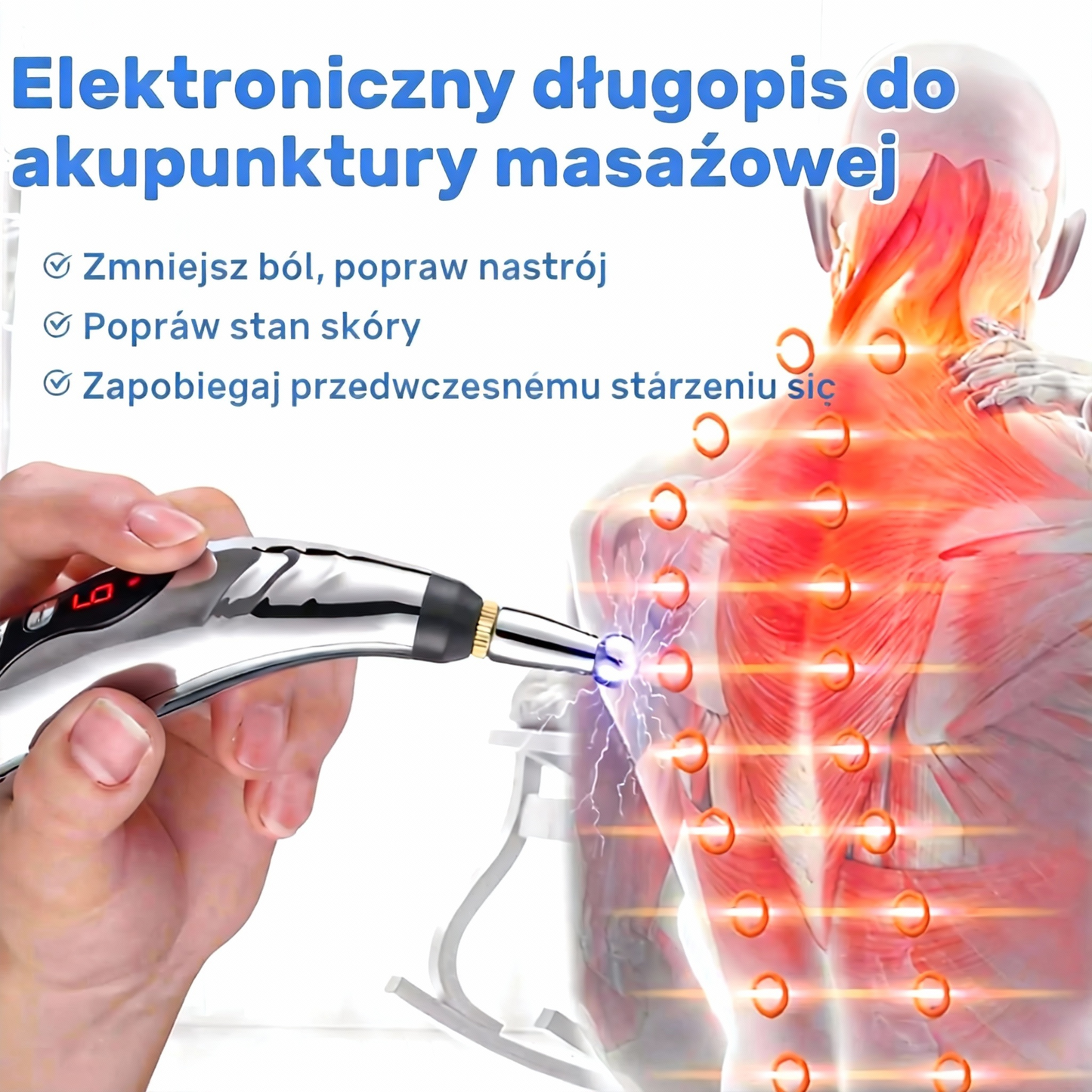 👍 Elektroniczny długopis akupunkturowy 5 w 1