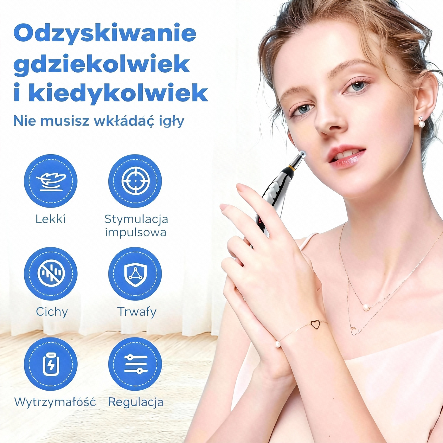 👍 Elektroniczny długopis akupunkturowy 5 w 1
