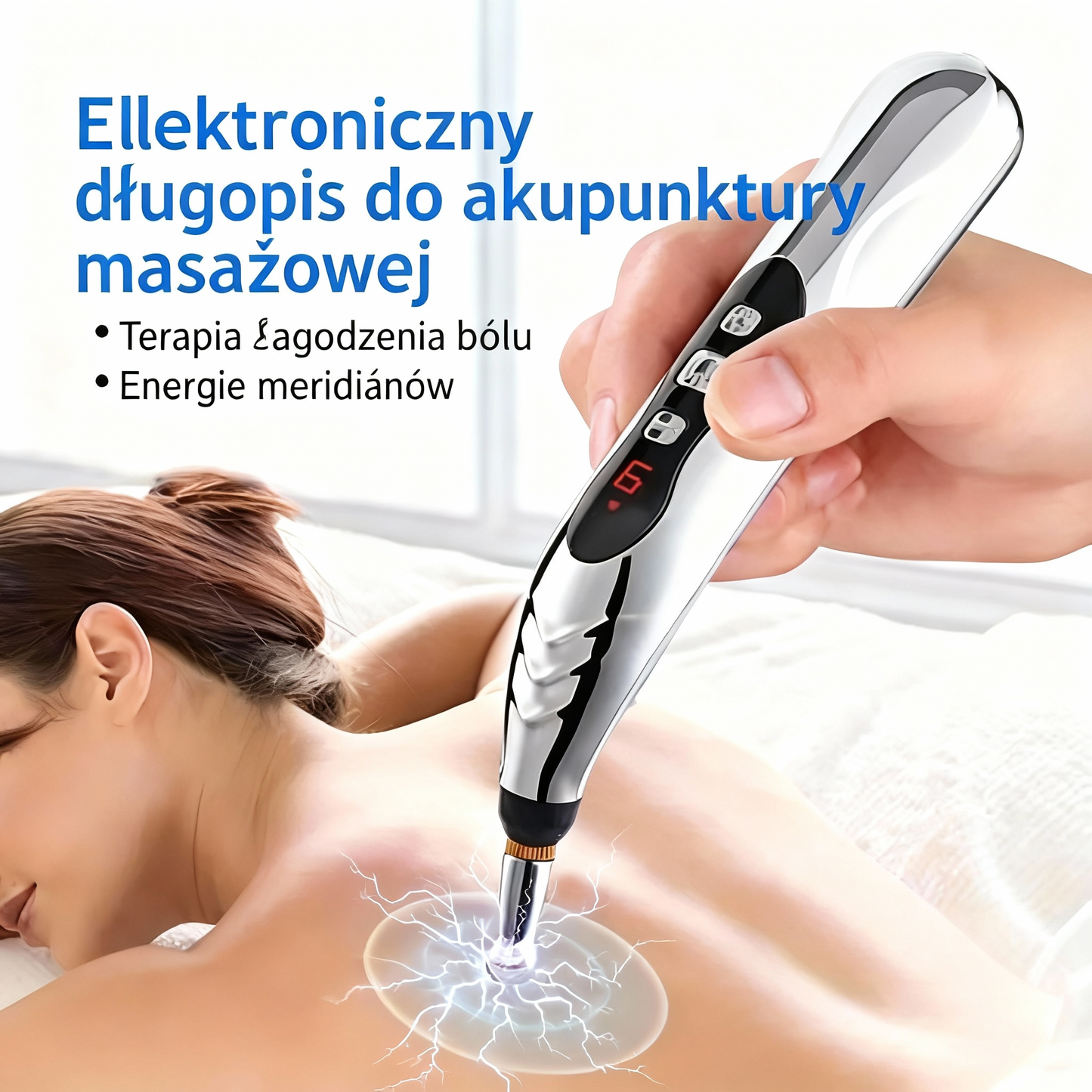 👍 Elektroniczny długopis akupunkturowy 5 w 1