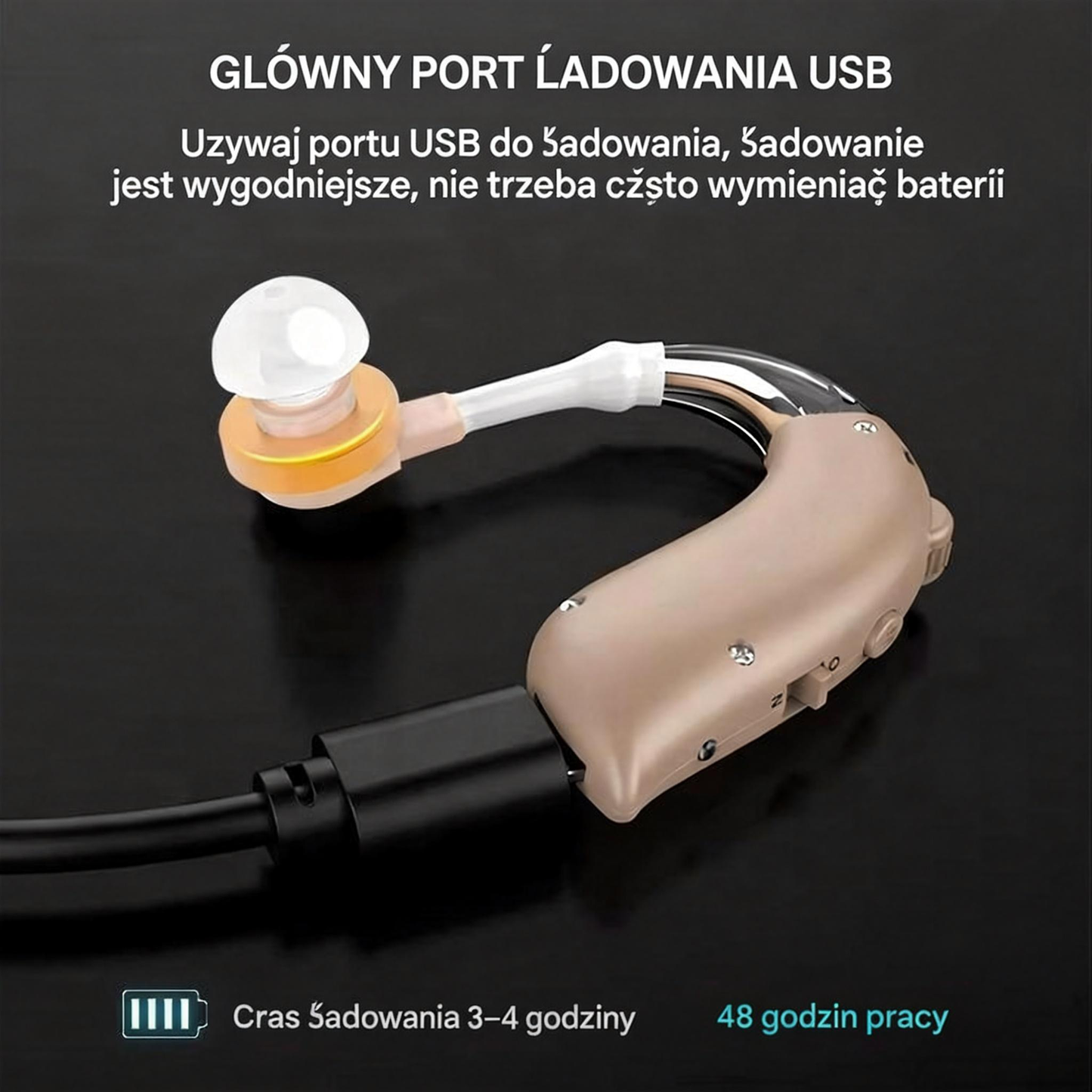 [🎉 Ekskluzywne dla członków ]Nowy inteligentny aparat słuchowy z redukcją szumów dla seniorów