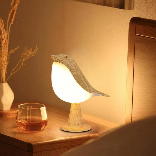 [🎉 Ekskluzywne dla członków ]Artystyczna lampa ptak – miękkie światło i wbudowany dyfuzor zapachowy