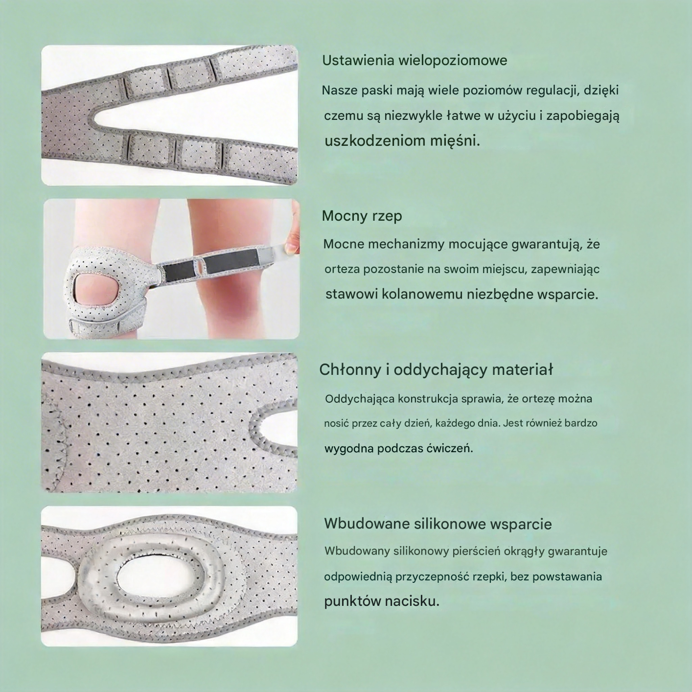 [🎉 Ekskluzywne dla członków ]Poeurva™ 3D regulowany stabilizator rzepki – 🔥Drugi sztuk za pół ceny
