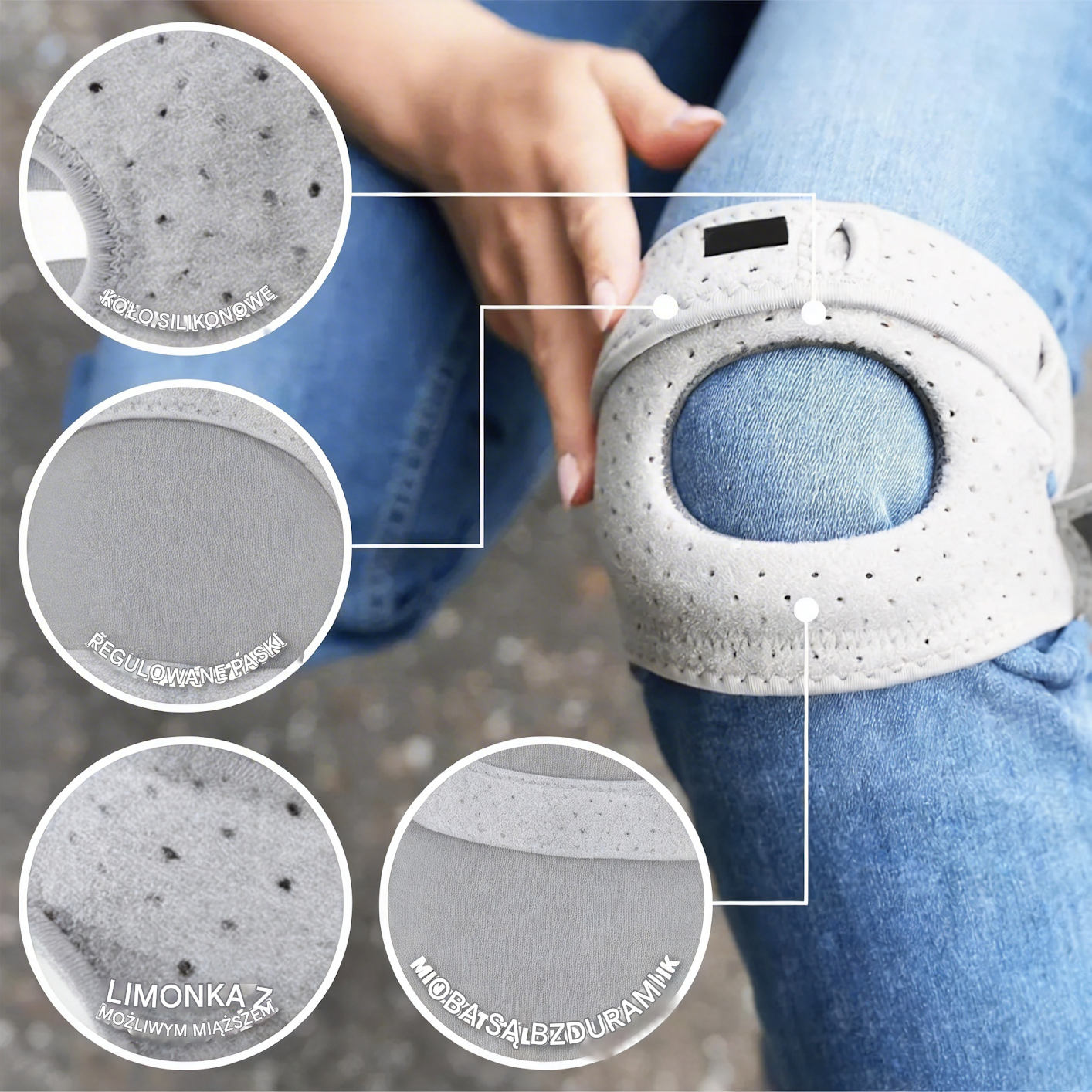 [🎉 Ekskluzywne dla członków ]Poeurva™ 3D regulowany stabilizator rzepki – 🔥Drugi sztuk za pół ceny