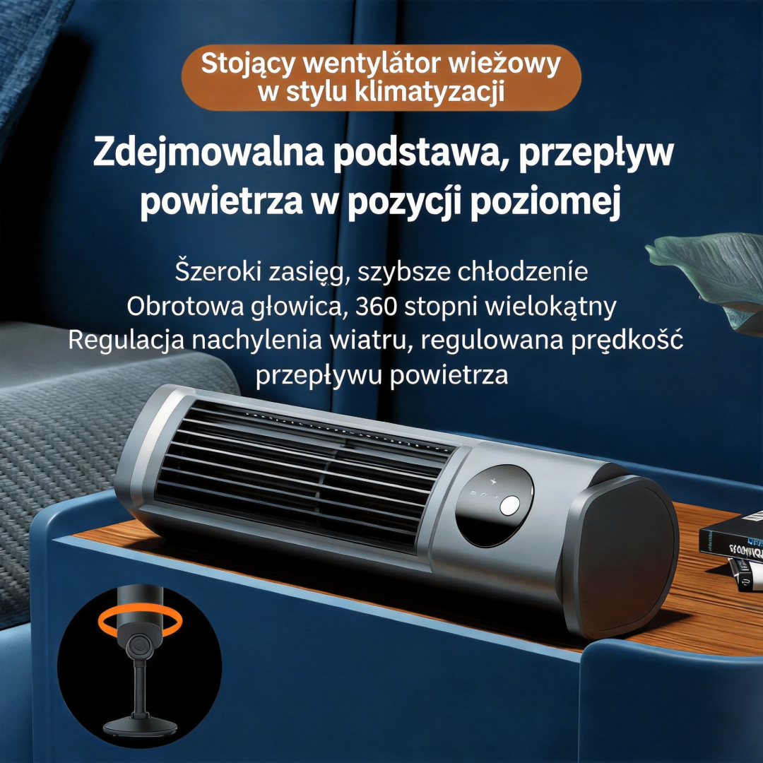 Przenośny mini wentylator – kup drugi za pół ceny i poczuj przyjemny chłód!