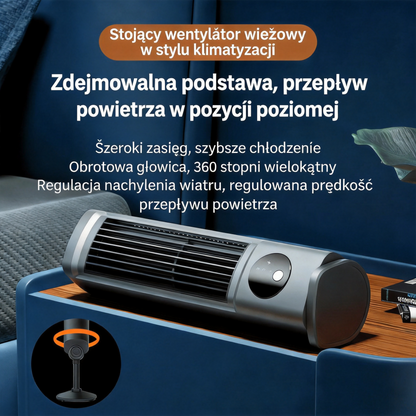 Przenośny mini wentylator – kup drugi za pół ceny i poczuj przyjemny chłód!