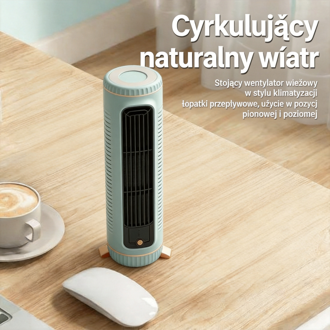 Przenośny mini wentylator – kup drugi za pół ceny i poczuj przyjemny chłód!