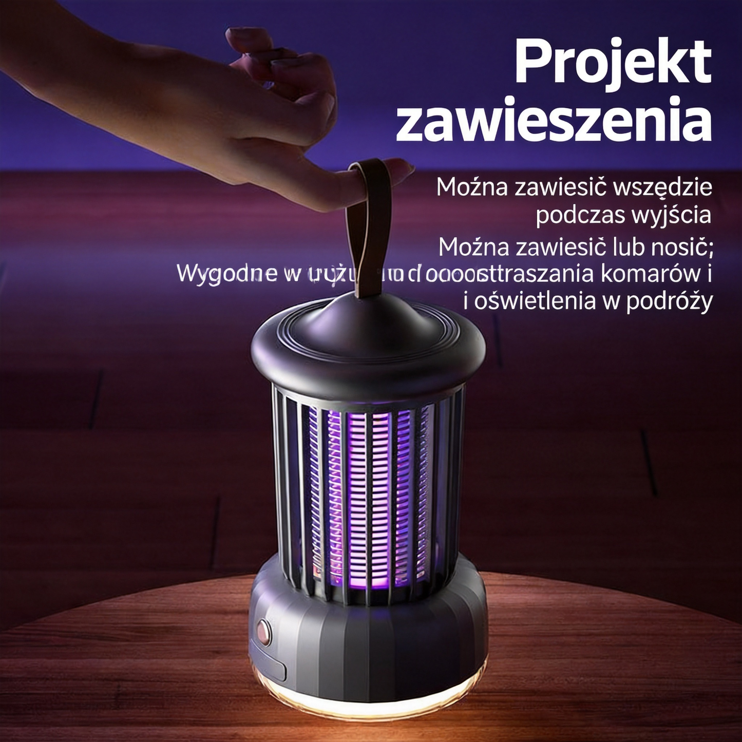 🦟 Wisząca lampa UV na komary – skuteczna, zdrowa i bezchemiczna ochrona ✨
