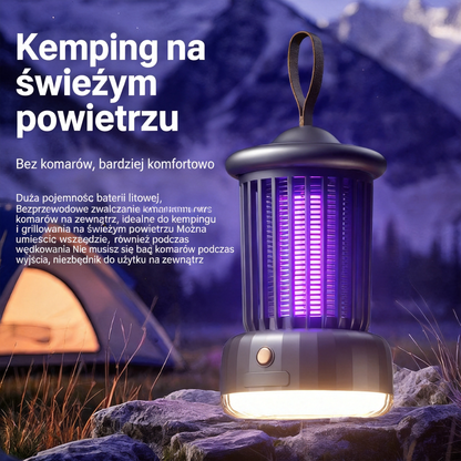 🦟 Wisząca lampa UV na komary – skuteczna, zdrowa i bezchemiczna ochrona ✨