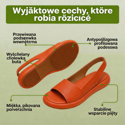 Wygodne sandały damskie | Ergonomiczne wsparcie