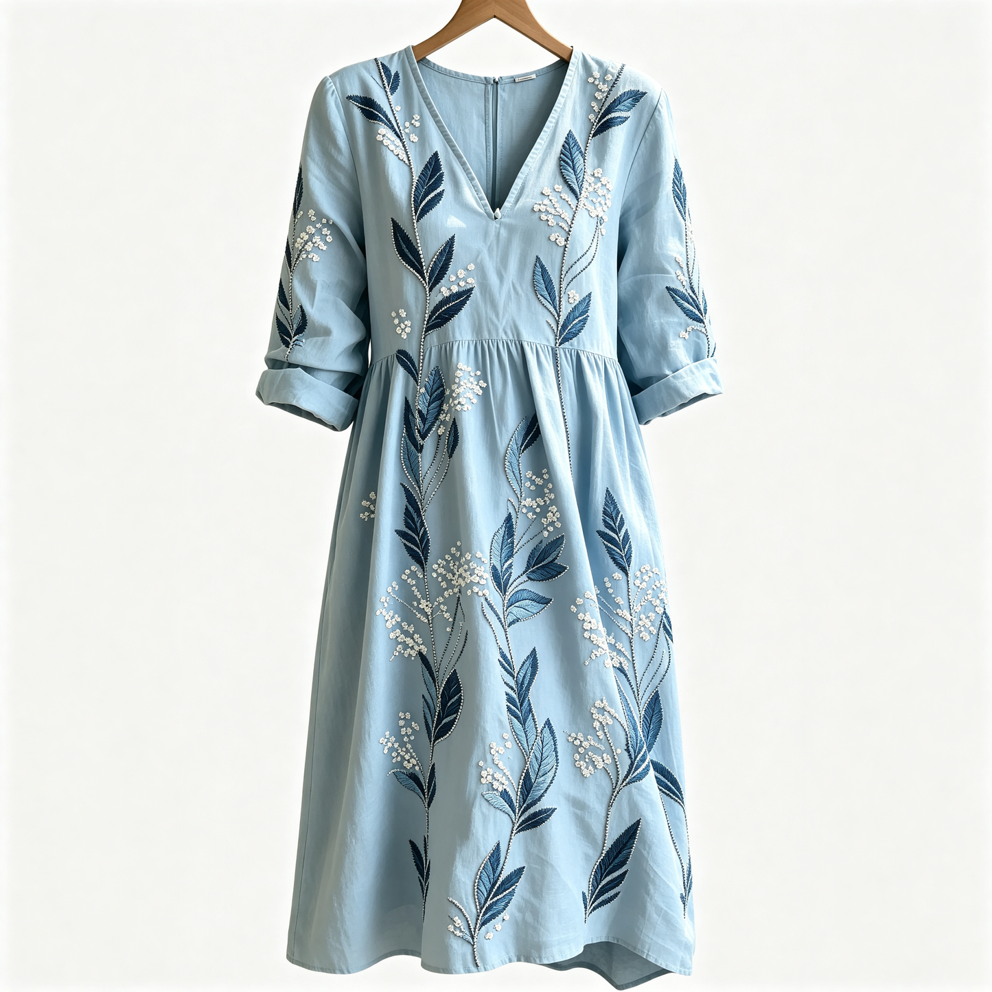 🎉 Ekskluzywna oferta dla członków ✨ Luksusowa letnia sukienka maxi z haftem perłowym dla kobiet w średnim wieku – elegancja i wygoda na każdą okazję