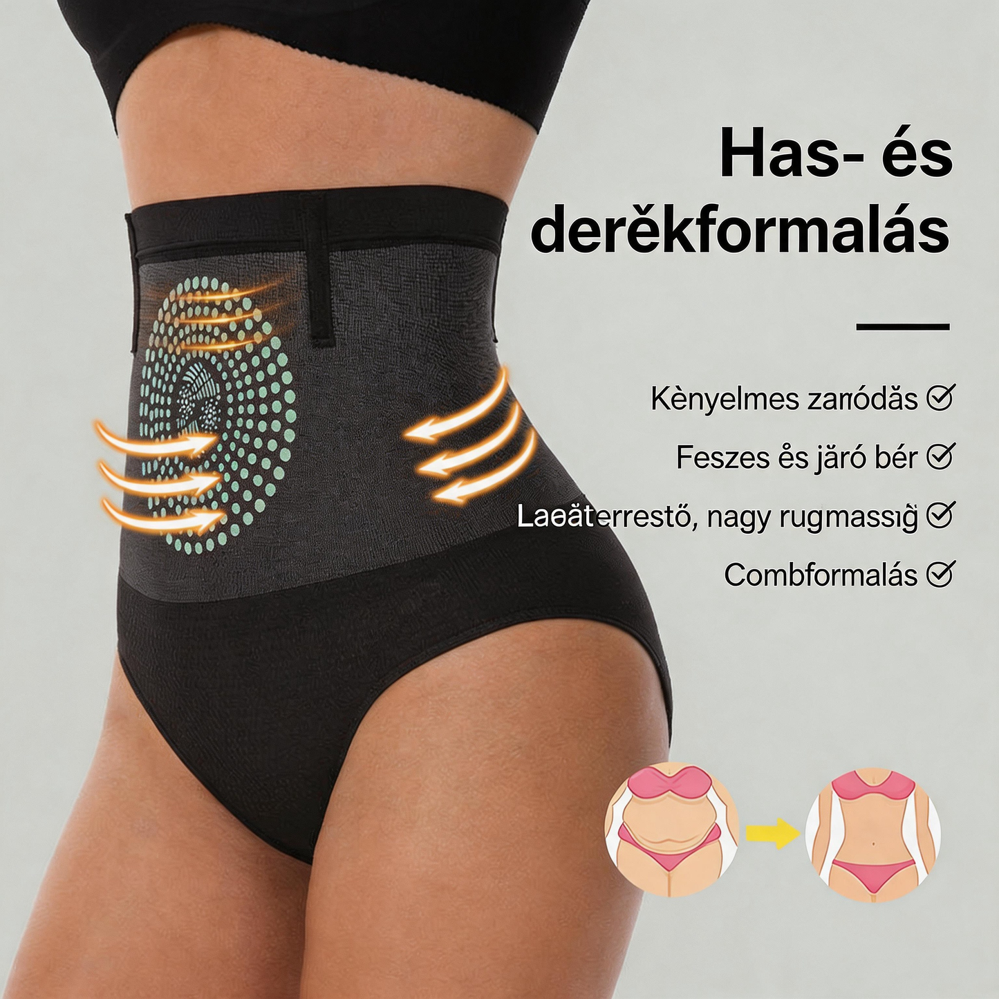 🔥 Damskie Majtki Modelujące z Wysokim Stanem – Ocieplana Ochrona Brzucha, Bezszwowy Komfort, Duże Rozmiary