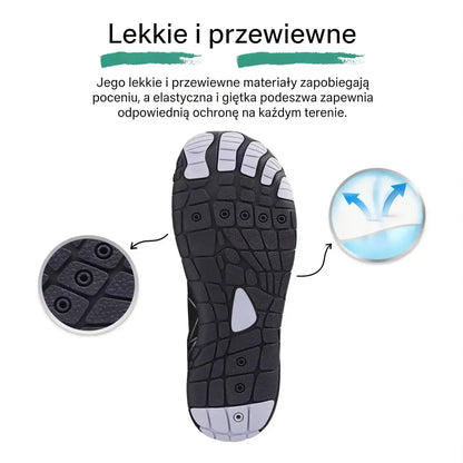 💥 Uniseksowe Buty Barefoot z Pięcioma Palcami – Naturalny Krok, Doskonała Przyczepność i Komfort Przez Cały Dzień do Wędrówek, Biegania i Sportów Wodnych
