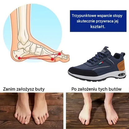 Ostatni dzień! 48% zniżki! Buty ortopedyczne zaprojektowane specjalnie dla osób z problemami stóp, zapewniające wsparcie łuku stopy i łagodzące ból pleców, stawów i stóp.