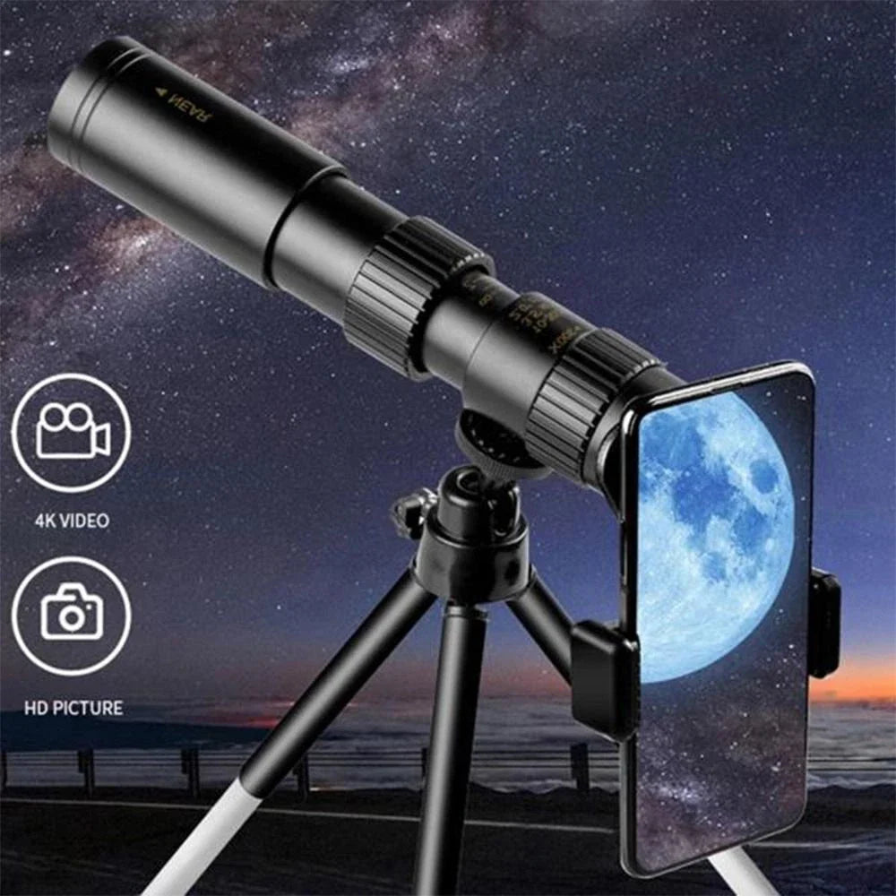 [🎉Ekskluzywna oferta dla członków]Przenośny teleskop HD obsługiwany jedną ręką, z zoomem 10–300×, to idealny wybór dla miłośników przyrody i obserwatorów nocnego nieba do odkrywania świata!